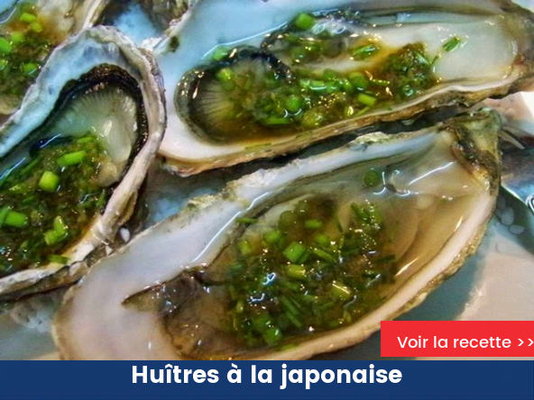 Huîtres à la japonaise